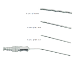 [RDH-523-08] Frazier Trocars, suction tubes, Cannulas Fig. 8FR ( 15cm) - ø 2,7 mm