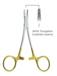 [RDK-632-12/TC] Derf Needle Holders With tungsten carbide inserts (12cm)