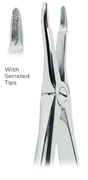 [RDJ-100-41] Extracting Forceps With serrated tips  FOR Upper roots  Fig. 41