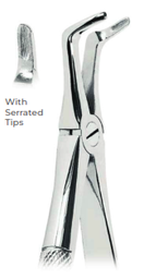 [RDJ-100-46] Extracting Forceps With serrated tips FOR  Lower roots   Fig. 46