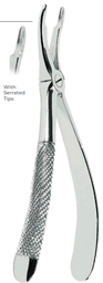 [RDJ-100-48] Extracting Forceps With serrated tips FOR Upper roots  Fig. 48