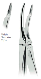 [RDJ-100-49] Extracting Forceps With serrated tips  FOR Upper roots   Fig. 49