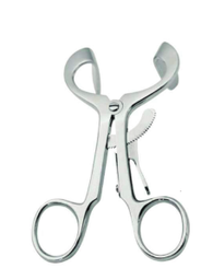 [RDP-161-14] Mouth Gags - Tongue Forceps For adults  Molt 14cm