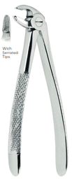 [RDJ-100-59] Extracting Forceps With serrated tips Lower roots  Fig. 59