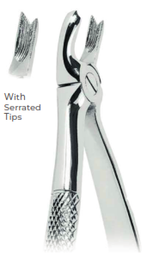 [RDJ-103-65] Extracting Forceps With serrated tips  FOR Upper molars, right  Fig. 65R
