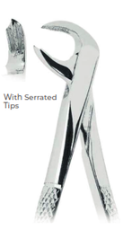 [RDJ-100-73] Extracting Forceps With serrated tips FOR Lower molars Fig. 73