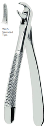 [RDJ-103-74] Extracting Forceps With serrated tips for Lower roots  Fig. 74N