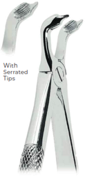 [RDJ-103-79] Extracting Forceps With serrated tips for Lower third molars  Fig. 79C