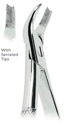 [RDJ-100-89] Extracting Forceps With serrated tips for Upper molars, right  Fig. 89