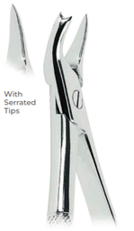 [RDJ-100-90] Extracting Forceps With serrated tips for Upper molars, Ieft Fig. 90