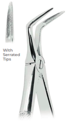 [RDJ-101-45] Extracting Forceps With serrated tips for Lower roots  Fig. 145