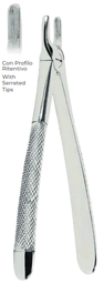 [RDJ-100-37] Extracting Forceps for Children With serrated tips for  Upper incisors fig 37