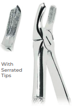 [RDJ-103-39] Extracting Forceps for Children With serrated tips for Upper molars, left  Fig. 39L