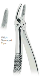 [RDJ-104-30] Extracting Forceps for Children With serrated tips for Upper incisors and roots   Fig. 30S