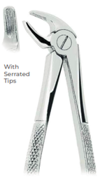 [RDJ-100-38] Extracting Forceps for Children With serrated tips for Lower incisors and canines  Fig. 38