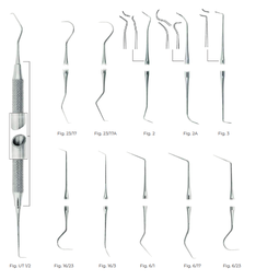 [RDJ-163-06/B] Root canal Double-Ended Explorers SC Light Fig.  6/23