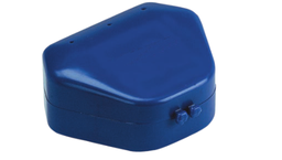 [RDJ-287-01/PLDB] Plastic Box for Removable Retainers (Pack of 10), Dark Blue