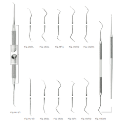 [RDJ-305-54] Columbia Curettes and Scalers, Fig 4R/4L