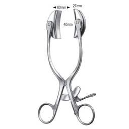 [RJ-320-00] Baby Collin Abdominal Retractor, Complete Set with 2 Pairs of Blades