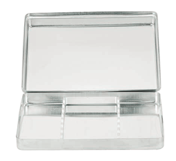[RDJ-386-08] Instrument Tray Complete with Insert Frame for 8 Instruments, 187x144x39mm