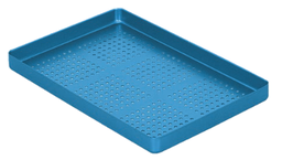 [RDJ-387-10/ALBE] Perforated Aluminium Color-coded Base, Blue