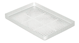 [RDJ-387-10/ALGY] Perforated Aluminium Color-coded Base, Grey