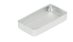 [RDJ-388-02/ALGY] Container for Instrument Trays, Aluminium, Grey, 49x26x10mm