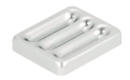 [RDJ-388-03/ALGY] Container for Instrument Trays, Aluminium, Grey, 59x49x10mm