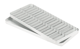 [RDJ-396-01/ALSR] Aluminium Endodontic Tray Complete with Lid 257x116x16mm