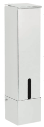 [RDJ-398-71/SR] Drinking Cup Dispenser, Silver, 85x85x360mm