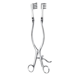 [RJ-226-02] Beckmann Adson Self Retaining Retractor, Blunt, 46x27mm, 31cm