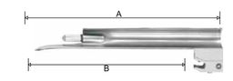 [DC-40-01-463] Conventional Guedel Negus Blade Gn 3, 195 x 172mm (2.5V LED)