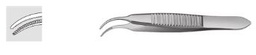 [RAI-188-56] Iris Forceps Curved, serrated