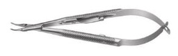 [RAI-175-30] Barraquer-Troutman Needle Holder Curved, with lock Handle 6.0 mm, 100 mm