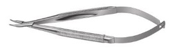 [RAI-175-00] Barraquer Needle Holder Curved, without lock jaw 0.55 mm Handle 8.0 mm, 120 mm