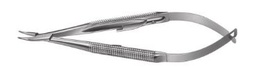 [RAI-175-01] Barraquer Needle Holder Curved, with lock jaw 0.55 mm Handle 8.0 mm, 120 mm