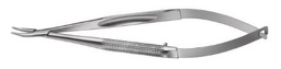 [RAI-175-10] Barraquer Needle Holder Curved, without lock jaw 0.80 mm, Handle 8.0 mm, 140 mm