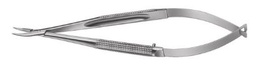 [RAI-175-15] Barraquer Needle Holder Curved, without lock jaw 0.55 mm, Handle 8.0 mm, 140 mm