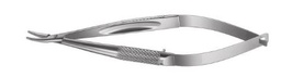 [RAI-323-20] Barraquer Needle Holder with strong jaw Curved, without lock Handle 10.0 mm, 140 mm