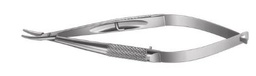 [RAI-323-21] Barraquer Needle Holder with strong jaw Curved, with lock Handle 10.0 mm, 140 mm