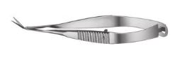 [RAI-197-76] Capsulotomy Scissors Angled on flat, 8 cm 9 mm Blade