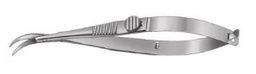 [RAI-197-81] Castroviejo Corneal Scissors with stop, strong Curve blunt-blunt, 10 cm