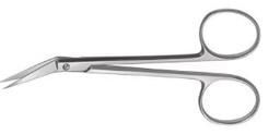 [RAI-195-00] Eye Scissors bent, pointed-pointed 11.5 cm