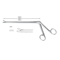 [RP-336-01] Cushing Intervertebral Disc Rongeurs 2mm, 12cm