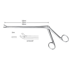 [RP-338-01] Cushing Intervertebral Disc Rongeurs 2mm, 12cm