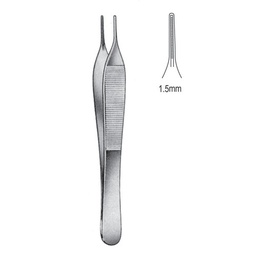 [RR-102-12] Debakey-Adson Atrauma Tissue Forceps 12.5cm, 1.5mm