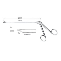 [RP-340-01] Cushing Intervertebral Disc Rongeurs 2mm, 12cm