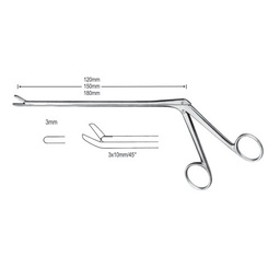 [RP-344-03] Love-Gruenwald Intervertebral Disc Rongeurs 3mm, 18cm