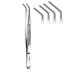 [RR-124-16] De Bakey Atrauma Tissue Forceps, Cvd, 16cm, 2mm