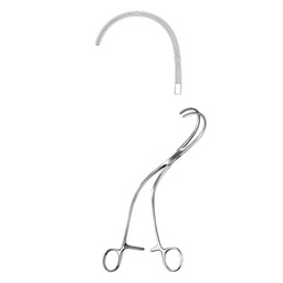 [RR-268-02] Weber Aortic Clamps, 26cm